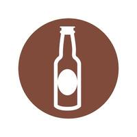 Isolated beer icon sticker vector