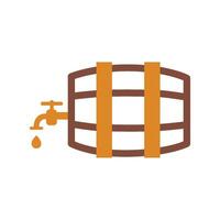 Isolated beer icon Alcoholic beverage vector