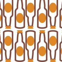 beer icon pattern background beverage vector