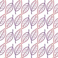 Autumn leaves pattern background vector