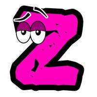 Custom doodle alphabet for illustrator and graphic designer vector