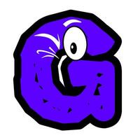 Custom chararcter alphabet for illustrator and graphic designer vector