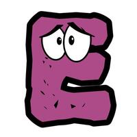 Custom chararcter alphabet for illustrator and graphic designer vector