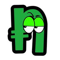 Custom doodle alphabet for illustrator and graphic designer vector