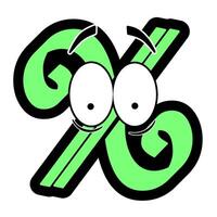 Custom doodle alphabet for illustrator and graphic designer vector