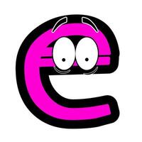 Custom doodle alphabet for illustrator and graphic designer vector