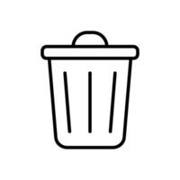 Trash icon design templates simple and modern concept vector