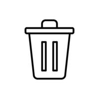 Trash icon design templates simple and modern concept vector
