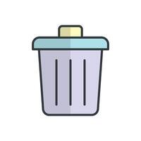 Trash icon design templates simple and modern concept vector