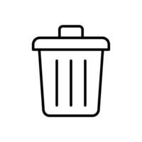 Trash icon design templates simple and modern concept vector