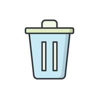 Trash icon design templates simple and modern concept vector