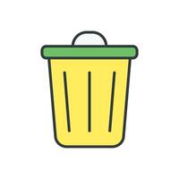 Trash icon design templates simple and modern concept vector