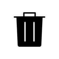 Trash icon design templates simple and modern concept vector