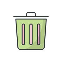 Trash icon design templates simple and modern concept vector