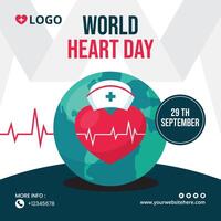 corazón día social medios de comunicación ilustración plano dibujos animados mano dibujado plantillas antecedentes vector