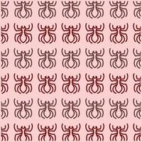 Spider line logo design background with decorative abstract design, pattern background illustration vector