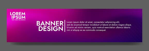 Gradient blurred banner in shades of violet and blue. Ideal for web banners, social media posts, or any design project that requires a calming backdrop vector