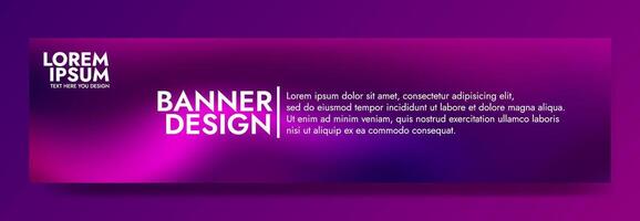 Gradient blurred banner in shades of violet and blue. Ideal for web banners, social media posts, or any design project that requires a calming backdrop vector