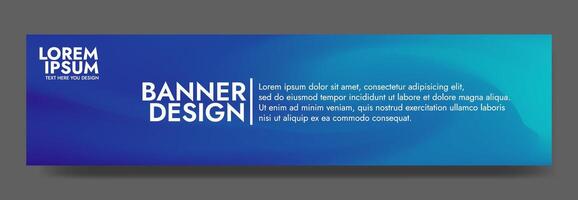 Gradient blurred banner in shades of green blue. Ideal for web banners, social media posts, or any design project that requires a calming backdrop vector