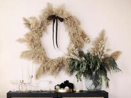 Various decorations in light room photo