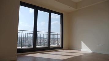 Modern building with tinted windows. Urban architecture video