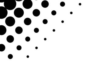 Halftone Dots Background - Slanting Transition Mask video