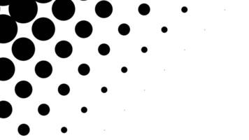 Halftone Dots Background - Slanting Transition Mask video