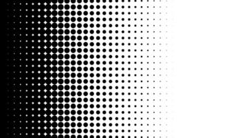 Halftone Dots Background - Horizontal Transition Mask video