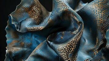 Dive into the abstract with this dynamic, blue-toned textured design photo