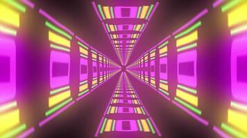 Abstract Tunnel Looping Background Animation 4k Resolution video