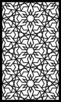 Geometric and simple pattern for panel, background, and cutting art vector