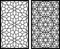 Geometric and simple pattern for panel, background, and cutting art vector