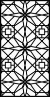 Geometric and simple pattern for panel, background, and cutting art vector