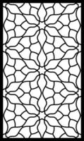 Geometric and simple pattern for panel, background, and cutting art vector