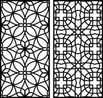 Geometric and simple pattern for panel, background, and cutting art vector