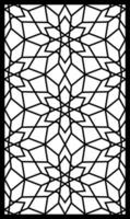 Geometric and simple pattern for panel, background, and cutting art vector