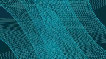 Abstract blue wave pattern with lines, for futuristic technology background. video