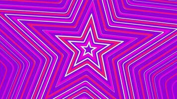Abstract colorful background with stars and geometric star shapes, seamless graphics. video