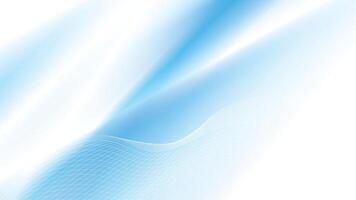 Abstract geometric white and blue color background with curve lines. illustration. vector