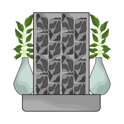 illustration of house wall
