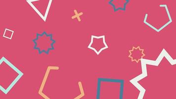 Geometric Starry Hexagon Pattern Design video