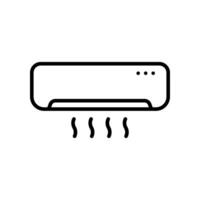 AC line icon isolated on white background. vector