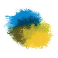 Abstract colorful splash on white background vector
