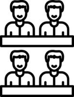 Group Class Icon vector