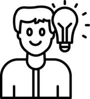Brainstorming Session Icon vector