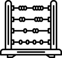Counting Abacus Icon vector