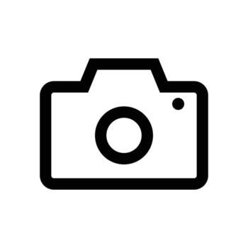 sencillo cámara icono. vector