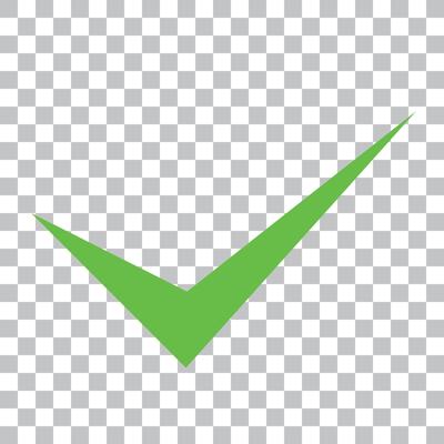 Green check mark icon