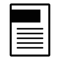 Memo icon. File icon. vector