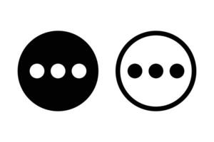 A set of icons for detail buttons. Web ui. vector
